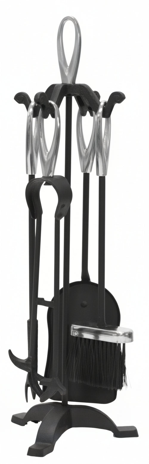 SET CAMINO IMPUGNATURE IN CROMO SATINATO ELISSE ALTEZZA CM. 65