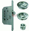 KIT PER PORTE SCORREVOLI SERRATURA MANIGLIE E NICCHIA mm 48