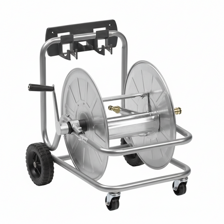 AVVOLGITUBO IN METALLO ZINCATO A MURO Mt. 50 Papillon