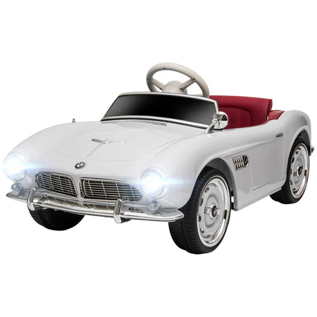Macchina Elettrica per Bambini a 2 Porte con Licenza BMW 507, con Clacson e Telecomando, 115x55x47 cm, Bianca NH4370-305V90WTNH4