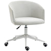 Sedia da Ufficio con Altezza Regolabile, Ruote e Seduta Girevole in Tessuto, Grigio Chiaro HJ9921-602V00LGHJ9