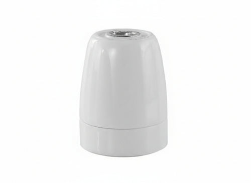 PORTALAMPADA IN PORCELLANA ATTACCO E27 25995 ILLUMIAZIONE