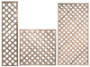 PANNELLO IN LEGNO PATIO CM.90X90 PANNELLI RECINZIONI ARREDO GIARDINO PZ.2