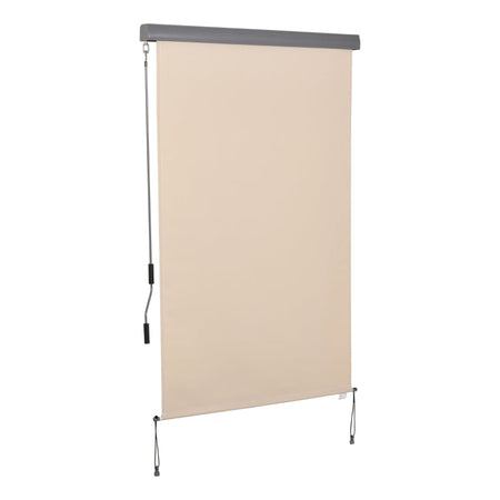 Tenda Avvolgibile Parasole con Manovella, Installazione a Muro o Soffitto, 120x200cm, Beige ZS4830-235CWZS4
