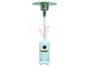 STUFA A GAS GPL A FUNGO GLOBEX CM. 222 CON RUOTE KW 13 COLORE BIANCO