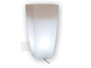 VASO LUMINOSO PER FIORI GHIACCIO LAMP DESIGN QUADRO CM. 33X33X70H MADE IN ITALY