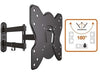 MENSOLE STAFFE PER TV CON BRACCIO PER SCHERMO DA 28 a 42 DIMENSIONI CM. 5x22