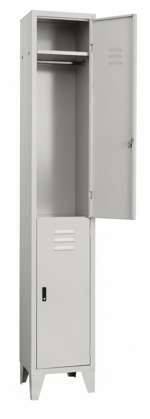 ARMADIO ARMADIETTO SPOGLIATOIO PRATIKO IN LAMIERA VERNICIATA 1 posto CM34x36X180