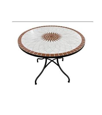 TAVOLI LIBERTI MOSAICO D.CM.100xH75 TAVOLI ARREDO GIARDINO ARREDAMENTO ESTERNO