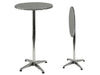 TAVOLI TAVOLO BAR ALU ROUND RECLINABILE CM.60xH110 ARREDO BAR CASA GIARDINO