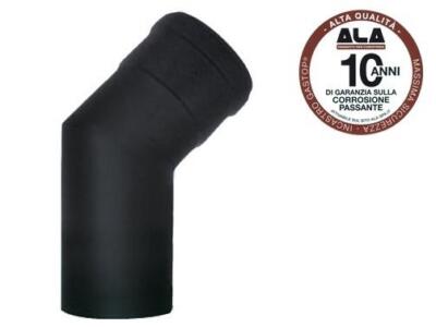 GOMITI GOMITO CURVE ALA 2MM AETERNUM NERO 45 CM.8 - 10 PER STUFE STUFA PELLET