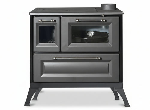 CUCINE STUFE A LEGNA K-LINE COUNTRY - POTENZA 7,7 Kw - DIMENSIONI CM.87.5x55.2xH