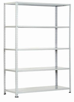 KIT SCAFFALI SCAFFALE IN KIT 5 PIANI IN LAMIERA VERN. CM100x40x200H ASTE INTERE
