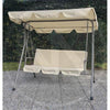 DONDOLO IN METALLO 3 POSTI AMANTEA PAPILLON CM. 170x110x153