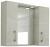 MOBILE SPECCHIERA DA BAGNO MOD. 960 CON 2 ANTE E ILLUMINAZIONE CM. 77X57X15