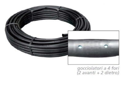 TUBO ALA GOCCIOLANTE PORTATA 2 LT/H mm. 16 LUNGHEZZA MT.50 PASSO CM.20