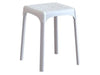SGABELLO BIANCO HL.CM.42 EH-ST-PP-BX CM.30X30XH42