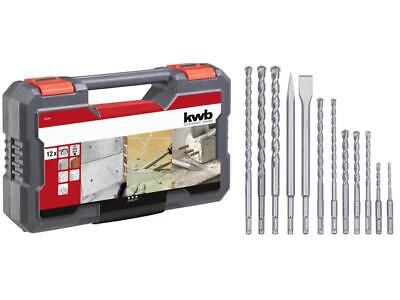 SET 12 PUNTE SDS PLUS E SCALPELLI IN VALIGETTA EINHELL KWB