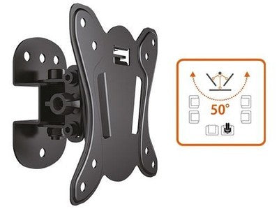 MENSOLE STAFFE A MURO PER TV ORIENTABILI SCHERMO DA 13A 28 SUPPORTO CM.6,5x11