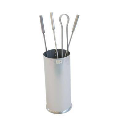 KIT ACCESSORI SET ATTREZZI CAMINO STYLE CHROME CM. 16,5X58H