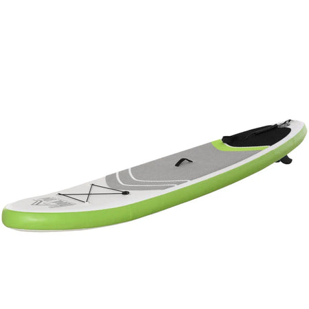 Tavola SUP Gonfiabile con Accessori Inclusi, Tavola da Surf Stand Up Paddle Board per Adulti e Teenager, 305x75x15cm Verde e Bianco WS1A33-014GNWS1