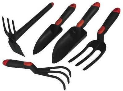 SET 5PZ ATTREZZI BRIXO ERGO LIGHT TRAPIANTATORE SARCHIATORE ZAPPETTA FORCA