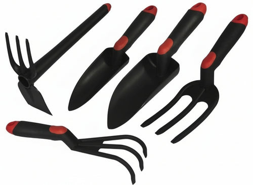 SET 5PZ ATTREZZI BRIXO ERGO LIGHT TRAPIANTATORE SARCHIATORE ZAPPETTA FORCA