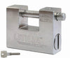LUCCHETTO DI SICUREZZA MONOBLOCCO DA 84MM CON CHIAVE PIATTA PUNZONATA