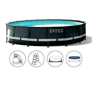 PISCINA FUORITERRA TONDA ULTRAFRAME INTEX CM.  488X122H POMPA A SABBIA XTR