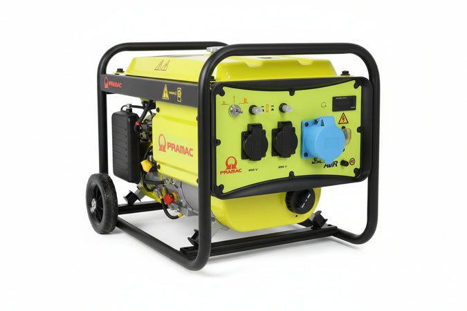 Pramac WX 6200 ES - Generatore Portatile 6kW con AVR a Benzina Carellato