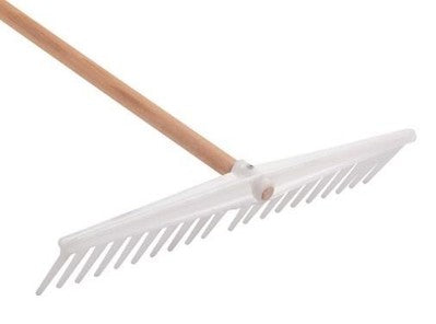 RASTRELLI RASTRELLO BRIXOPOLIPROPILENE CON MANICO GIARDINAGGIO 63 CM