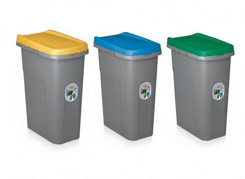 PATTUMIERA RACCOLTA DIFFERENZIATA ECO SYSTEM Lt. 15 CM. 33x22x41H