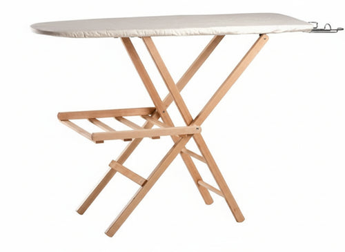 ASSI ASSE DA STIRO ECO PIANO IN LEGNO DI ABETE 117x35