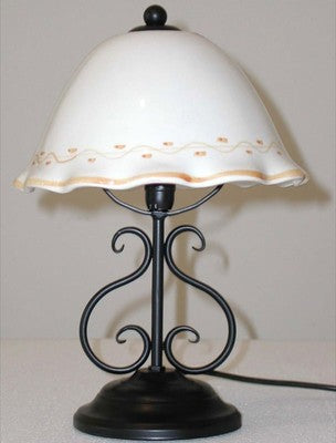 LUME LUMETTO LUCE DA COMODINO COMO' DIAMETRO CM. 25 - H CM.38