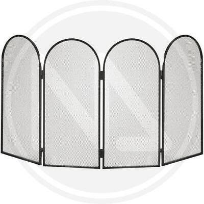 PARASCINTILLE IN ACCIAIO NERO OPACO ARCHI MAURER 4 ANTE CM. 95X50H
