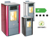 STUFE STUFA A PELLET QUEEN 10 POTENZA Kw/h 8,02 - CM.50x47xH90 RISCALDAMENTO
