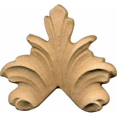 Fregio per Mobili in Pasta di Legno finitura Grezza 75x70 mm art. 03.4514 pz. 2