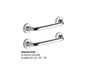 MANIGLIONE IN OTTONE CROMATO CM. 40
