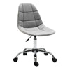 Sedia Girevole , Design Ergonomico e Regolabile Senza Braccioli, Grigio, 59x59x81-91cmED3921-366GYED3