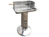 BARBECUE A CARBONE EL GAUCHO ARIZONA INOX CM.L58xP38xH87