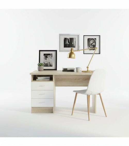 KIT SCRIVANIA FUNCTION PLUS CM. 120X48X72H COLORE LEGNO