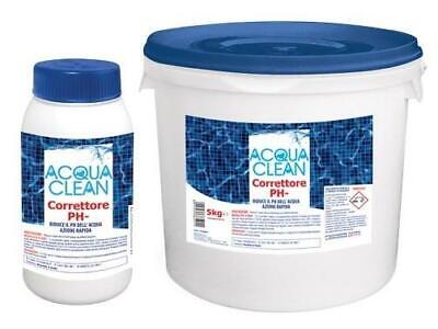 CORRETTORI ACQA CLENA PH- GRANULARE PER PISCINE 5KG PULIZIA MANUTENZIONE PISCINE