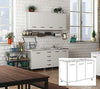 KIT CUCINA BASE SENZA LAVELLO 3 ANTE CM. 120X50X85H BIANCO