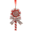 Pendente per albero di Natale a forma di caramella, da 5 cm, confezione 2 pezzi