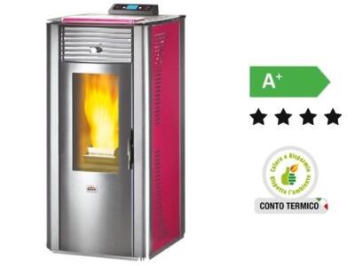 TERMOSTUFE A PELLET QUEEN IDRO 14 RISCALDAMENTO STUFE CM.47x53xH100