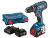 TRAPANI AVVITATORI CON PERCUSSIONE A BATTERIA BOSCH GSB 18V-28 POTENZA 18 Volt