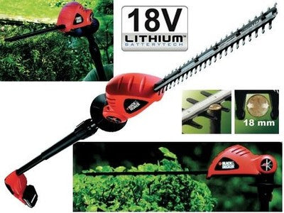 TAGLIASIEPI TAGLIAERBA B+D GTC 1843 L20 A BATTERIA 18V UTENSILI DA GIARDINO