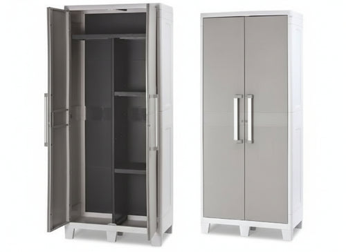 ARMADIO PORTASCOPE IN RESINA URBAN XL TORTORA CM.78X49XH182