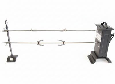 KIT GIRARROSTO ELETTRICO CM. 143x26x49 PER PORCHETTA 1 SPIEDO CON CARDANO