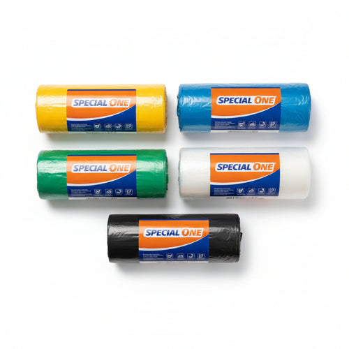 BUSTE PATTUMIERA BRIXO POLIETILENE RACCOLTA DIFFER. N.U 70X110 - CF DA 130 PZ